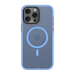 Premium Prismatic Hardcase iPhone 15 Pro Max Blauw met Magnetics