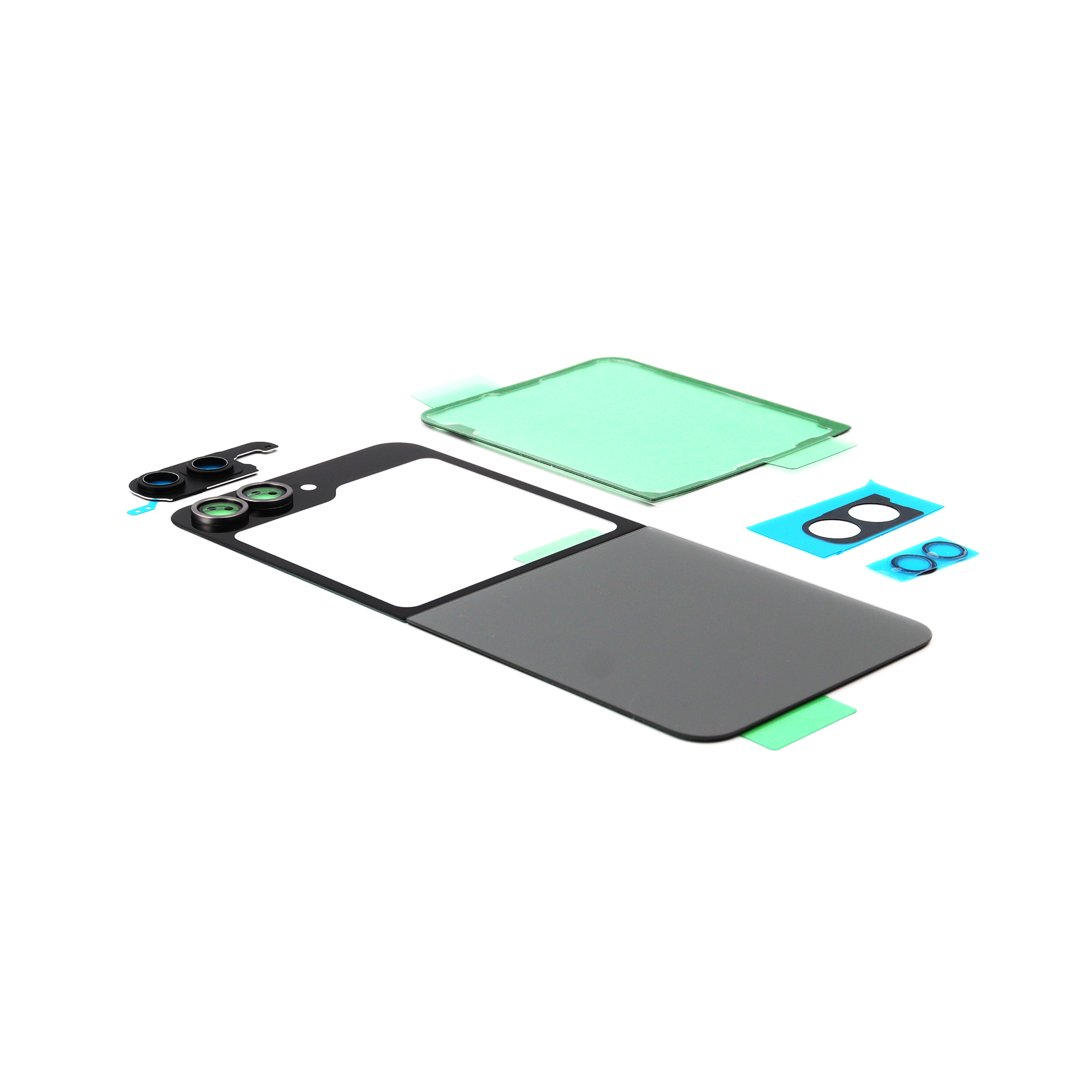 WM57ZGC65SI-1-4.jpg Samsung Galaxy Z Flip6 Achterkap Premium - SM-F741 Geel - Afbeelding 1