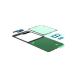 Samsung Galaxy Z Flip6 Premium Achterkant Wit - SM-F741 - Afbeelding 2