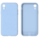 iPhone XR Premium Lederen Hardcase Blauw - NOVANL SleekPU - Afbeelding 3
