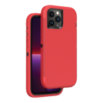 iPhone 13 Pro Premium Hardcase RuggedGuard Rood - Afbeelding 2