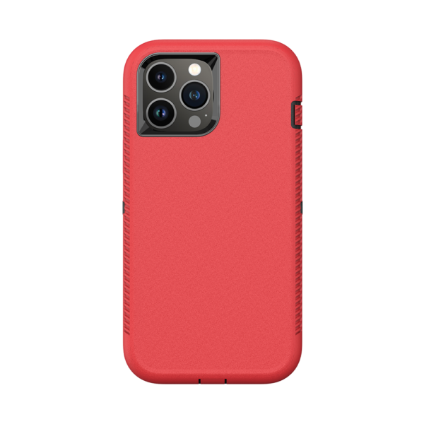 iPhone 13 Pro Premium Hardcase RuggedGuard Rood