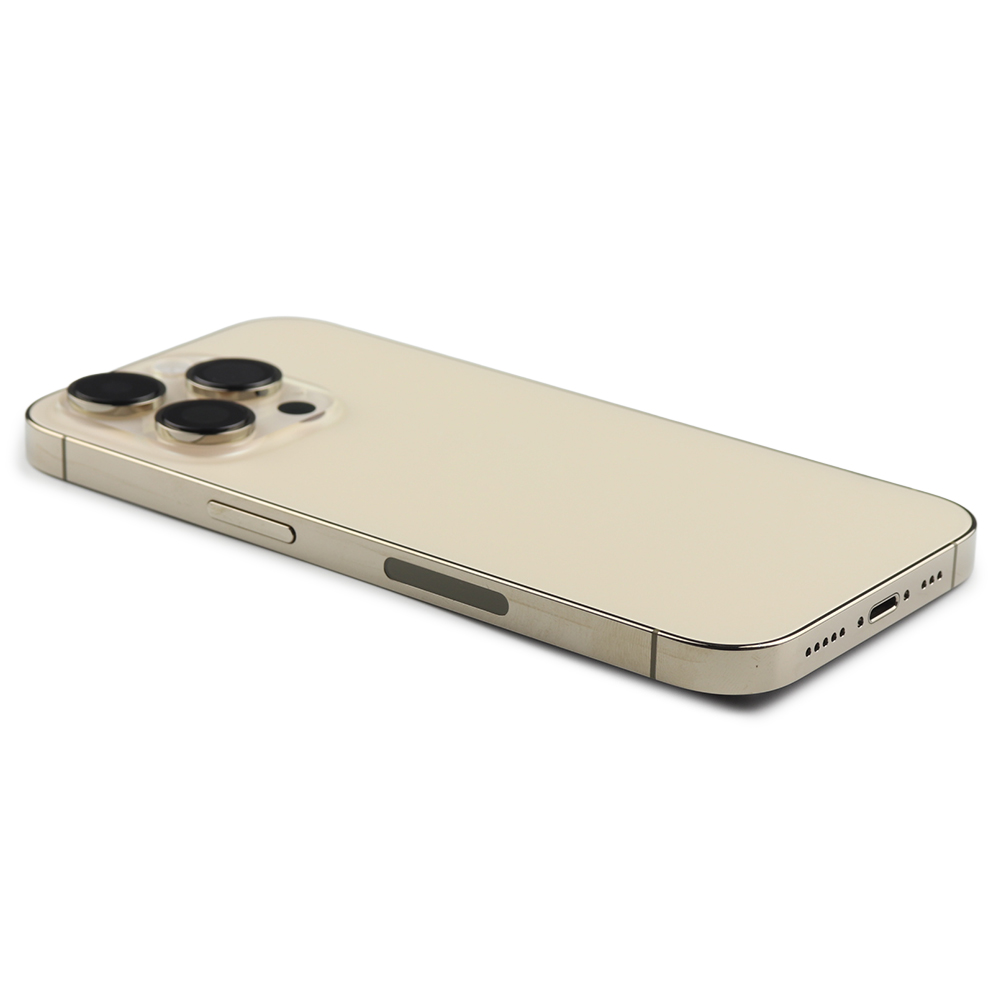 XF12GNK66G iPhone 14 Pro Achterkant Premium Gold - Origineel Onderdeel - Afbeelding 1