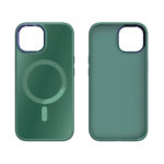 iPhone 15 Premium Hardcase met Magnetische Bevestiging - Groen - Afbeelding 3