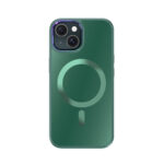iPhone 15 Premium Hardcase met Magnetische Bevestiging - Groen