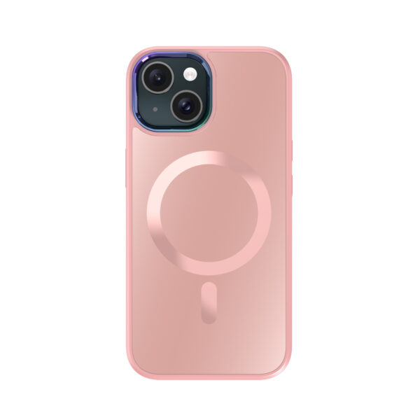 iPhone 15 Premium Hardcase met Magnetics - Roze