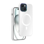 iPhone 15 Premium Hardcase met Magnetics - Wit - Afbeelding 2