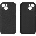 iPhone 15 Plus Premium Hardcase - Zwart Leer Design - Afbeelding 3