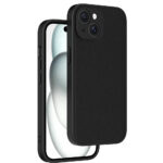 iPhone 15 Plus Premium Hardcase - Zwart Leer Design - Afbeelding 2