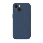 iPhone 15 Plus Premium Lederen Hardcase Donkerblauw
