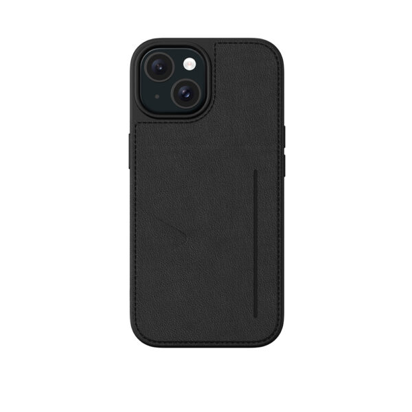 iPhone 15 Plus Booktypehoes Premium Zwart - WalletGuard