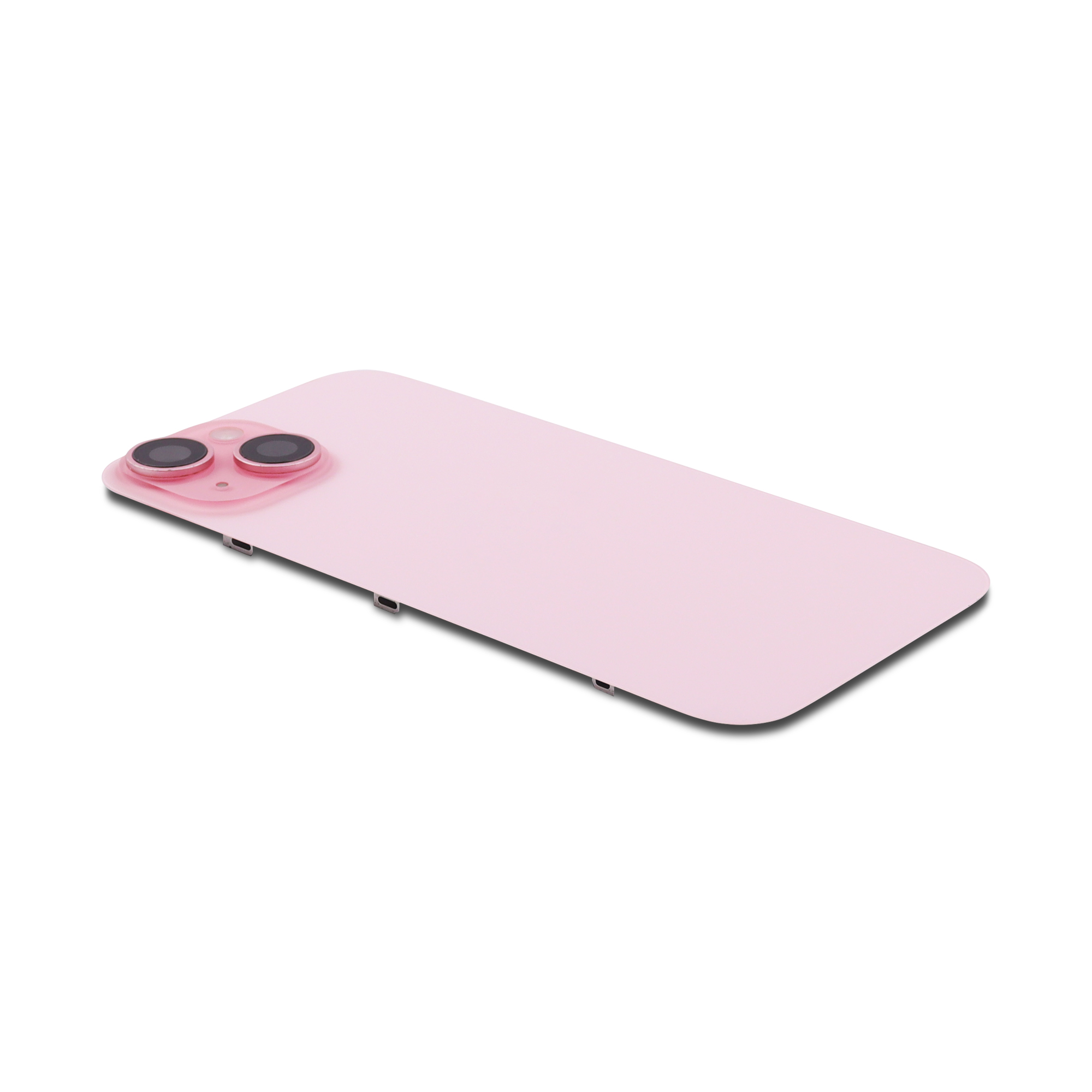 YQ90OXQ83PTQ3-1.jpg iPhone 15 Back Cover Titanium Pink - Premium Kwaliteit met Camera & Wireless Charging - Afbeelding 1