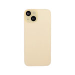 iPhone 15 Premium Achterkap met Camera & Draadloos Laden Geel - Afbeelding 4