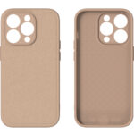 Premium Lederen Hardcase iPhone 14 Pro Max Bruin - Afbeelding 3