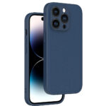 iPhone 14 Pro Max Premium Lederen Hardcase Donkerblauw - Afbeelding 2