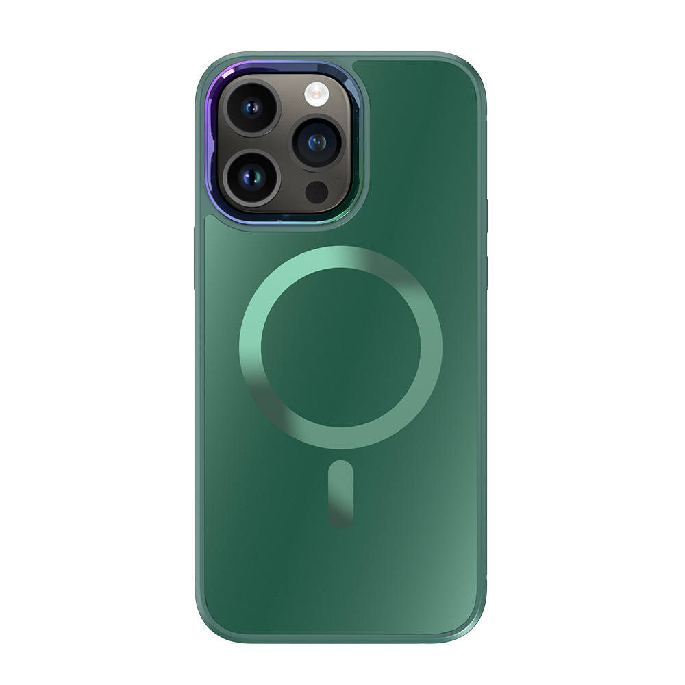 ZC826L043N_4305638889.jpg iPhone 14 Pro Max Premium Hardcase met Magnetische Sluiting - Groen - Afbeelding 1
