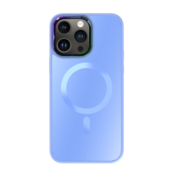 iPhone 14 Pro Max Premium Hardcase Met Magnetics - Blauw
