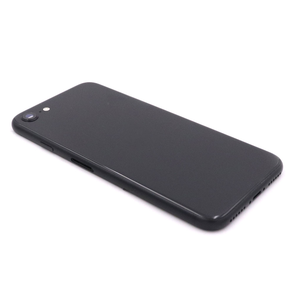 ened330395B_6001690669.jpg iPhone SE 2020 Premium Achterkant Behuizing Zwart - A2275/A2296/A2298 - Afbeelding 1