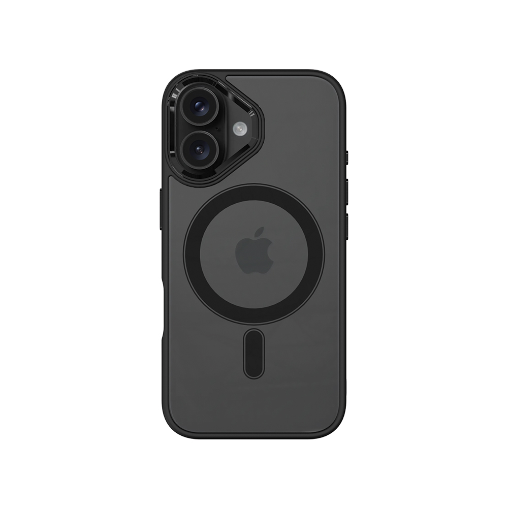 gzQ8vpXMhOBrBmWqSTns49N5ZHiAqu-metaMSBNYWdHdWFyZCBDYXNlLmpwZw-.jpg iPhone 16 Premium MagGuard Hardcase Zwart met Magneten - Afbeelding 1