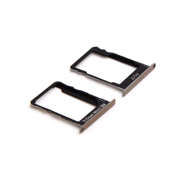 Huawei P8 Lite SIM- en SD-kaartlade met cover goud Premium