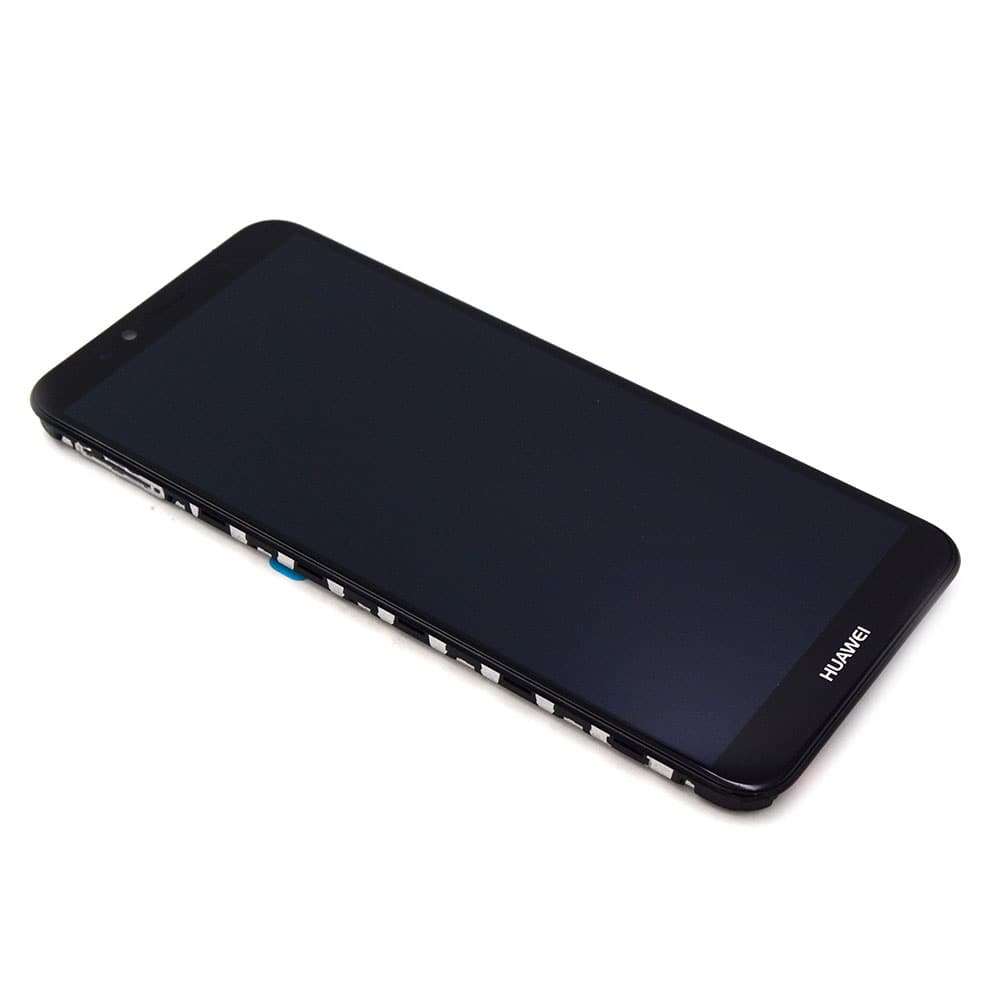 huy6020101b_1-2.jpg Huawei Y6 2018 Premium Display met Behuizing Zwart - Afbeelding 1