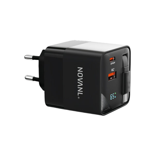 NOVANL GaNCharge Pro 65W USB-C Adapter - Premium Snellaad