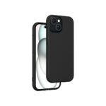 iPhone 15 Premium Midnight TPU Softcase – Schokbestendig - Afbeelding 2