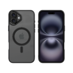Premium MagGuard Case iPhone 16 Plus - Magnetische Bescherming Zwart - Afbeelding 2