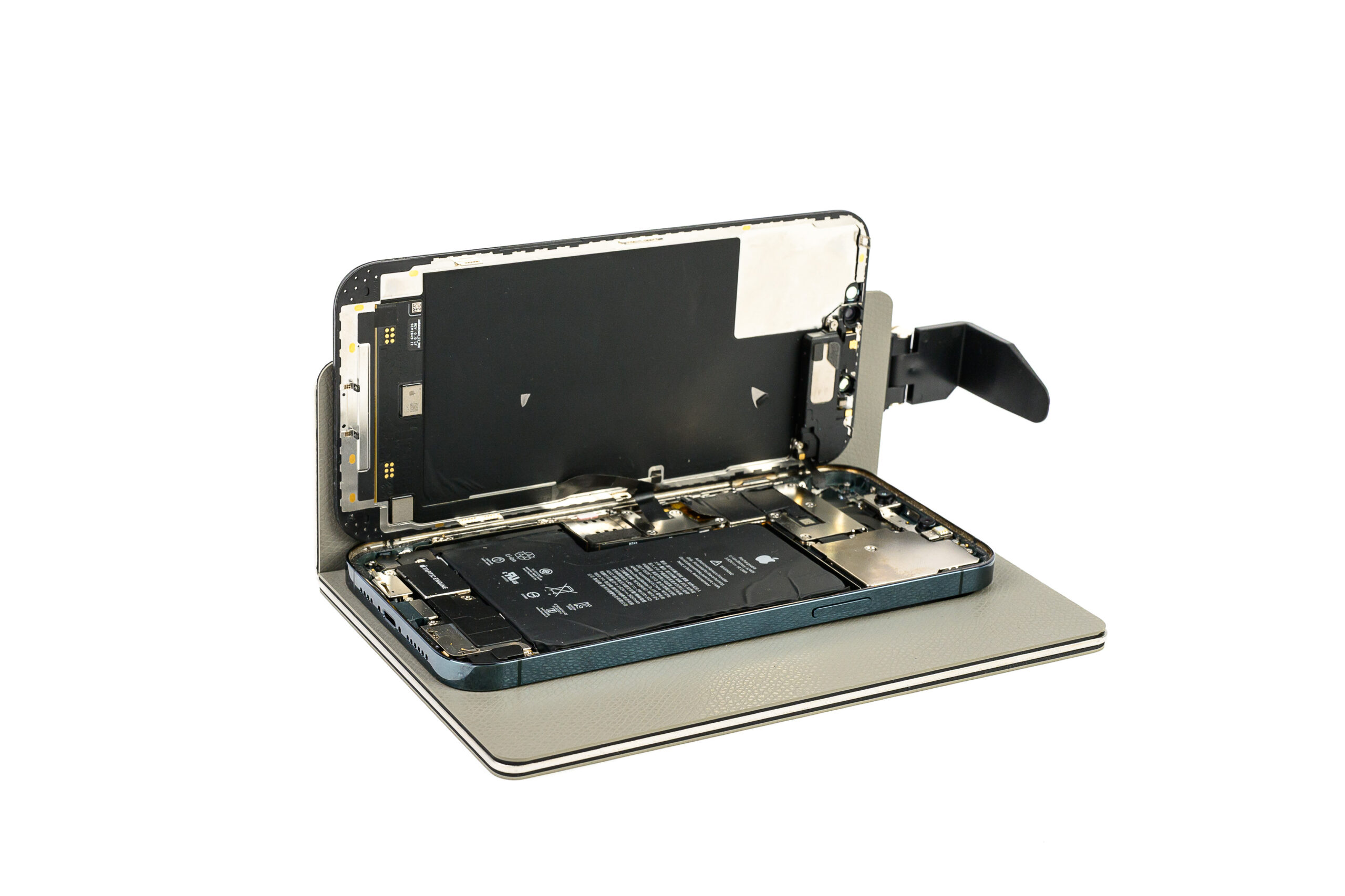 livC74XFNMcdwrDpAszUcCzLcf2dZI-metaQ0ZULTYxMzMxLTQuanBn-.jpg iPhone 12 Premium Schermhouder Grijs - ESD Beschermd - Afbeelding 1