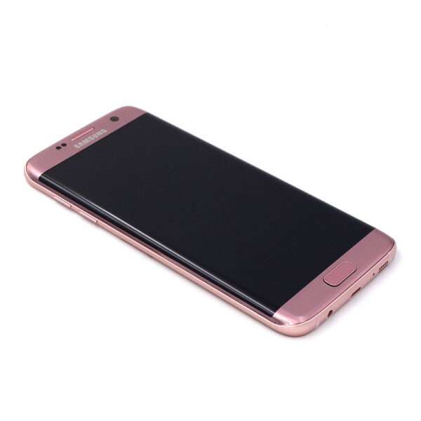 Samsung Galaxy S7 Edge Display Complete Housing Pink Premium