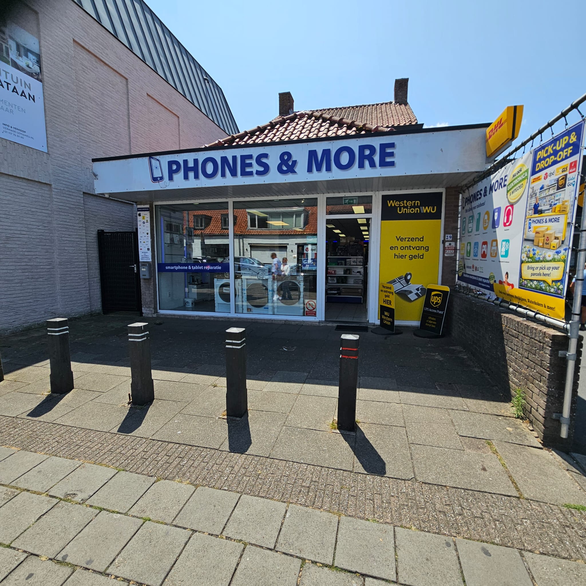 Onze winkel Phones & more in Sluis