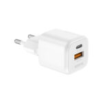 GaNCharge 20W Dual Port USB-A & USB-C Snellader Premium